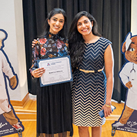 Samantha Vedula, MD, with Priya Rajdev, MD