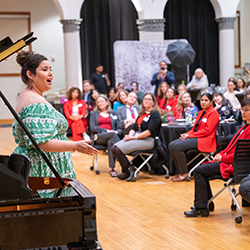 Using Go Red for Women as a theme, the event featured a live performance by the Arizona Opera.