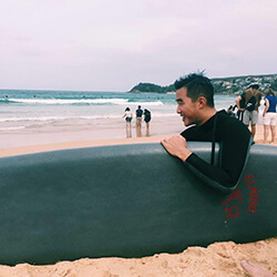 Youn Surfing in Australia