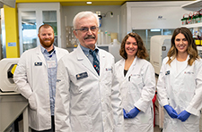 Dr. Glembotski and His Team in the Lab