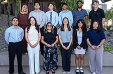The 2025 Flinn Foundation Summer interns were paired with faculty from various disciplines and spent the summer conducting hypothesis-driven research