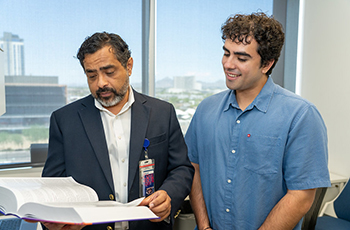 Ayman Fanous, MD, and Eliu Zaragoza