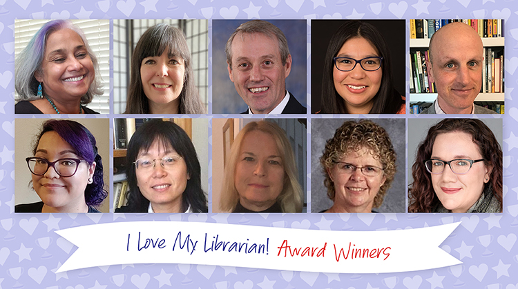 10 winners of the I Love My Librarian Award
