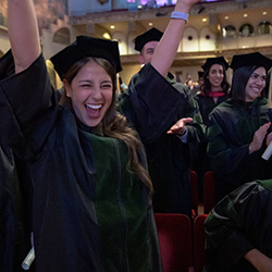 Leslie Appleton, MD, Celebrates at Commencement