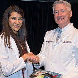 Dean Reed at the White Coat Ceremony