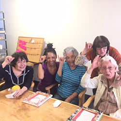 Working on Sign Language in the Elder Care Program