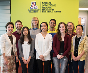 Dr. Gallitano with Her Laboratory Assistants