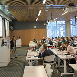 Dr. Glassberg Presenting at the Conference