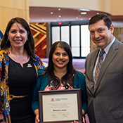 Rhucha Joshi with Drs. Masuello and Allen