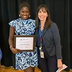 Luce Kassi, MD, with Maria Manriquez, MD