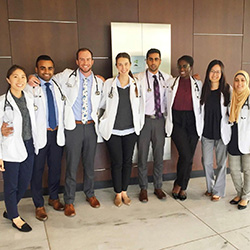 Luce Kassi with Other Medical Students