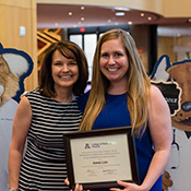 Anne Lee with Dr. Laurie Erickson