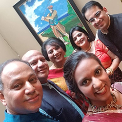 Shivani Misra with Her Family