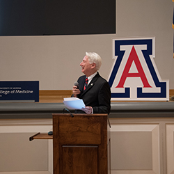 Dean Guy Reed at the Founders' Reception