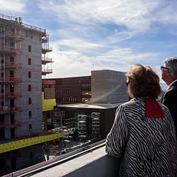 UA President Ann Weaver Hart and Joe G.N. “Skip” Garcia, MD