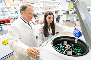 Naomi Markowitz and Dean Fred Wondisford, MD, MS, MBA