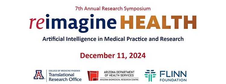 A graphic for the 2024 reimagine Health Research Symposium