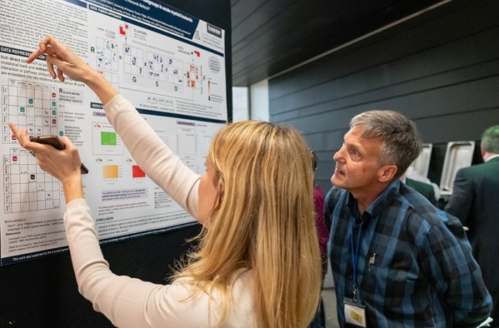 A Research Poster Being Presented