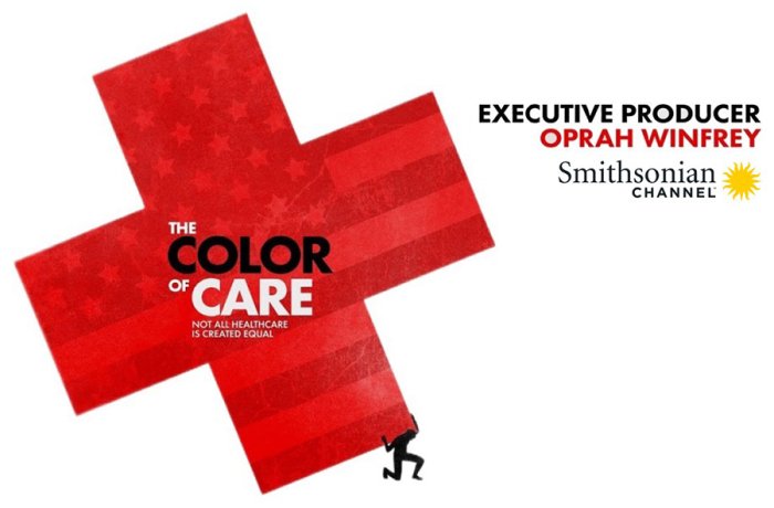 A graphic for the Color of Care film