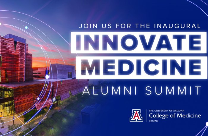 A graphic for the Innovate Medicine Alumni Summit