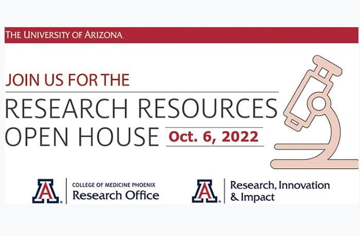 A graphic for the 2022 Research Office Open House