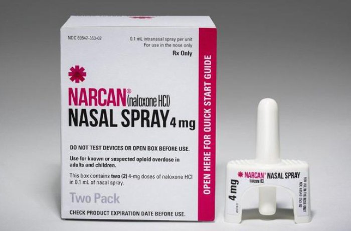 A box of Narcan