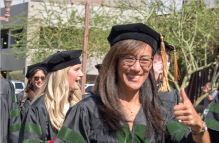 The Commencement Procession in Downtown Phoenix