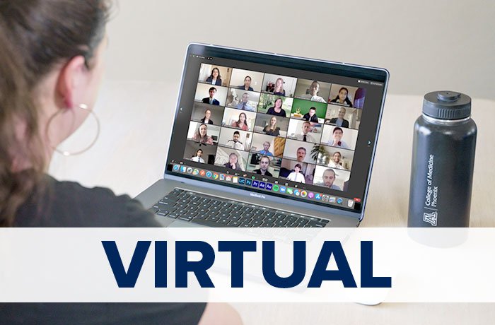 A Woman Attends a Zoom Meeting on Her Computer