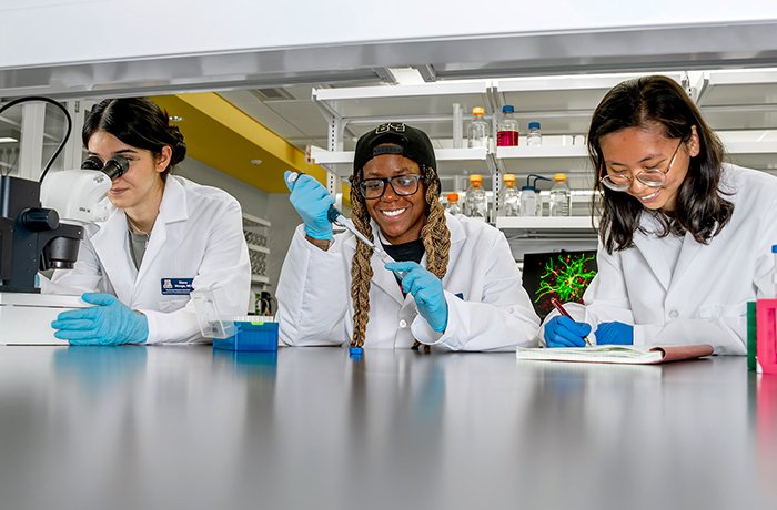 Three scientists