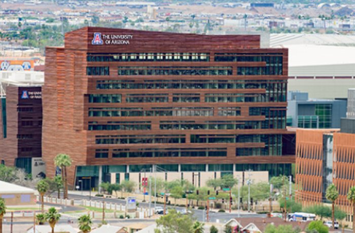 Long Shot of the Biomedical Sciences Partnership Building