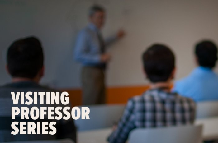 Visiting Professor Series Banner