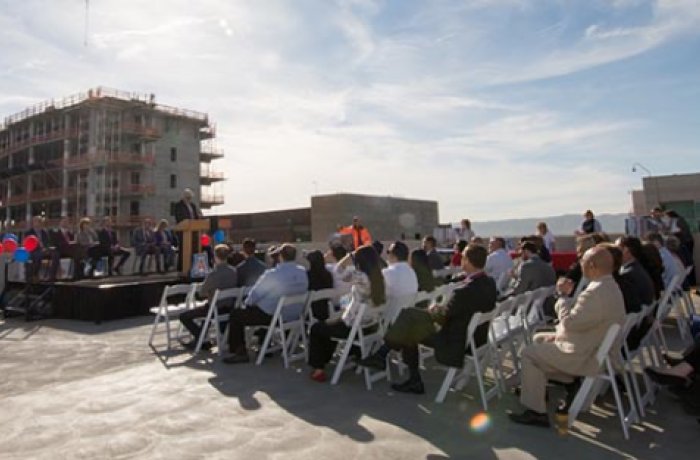 The Top Beam Ceremony for the BSPB