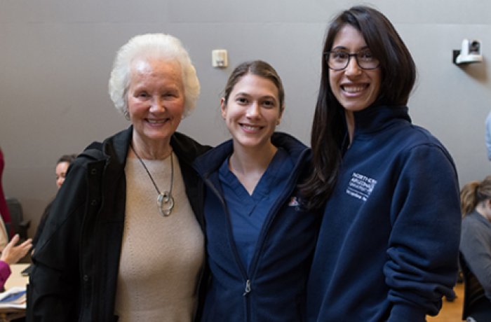 Students with Their Community Health Mentor