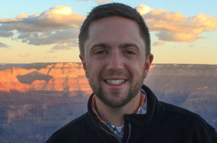 William Dabbs, MD, on a Hike in Arizona