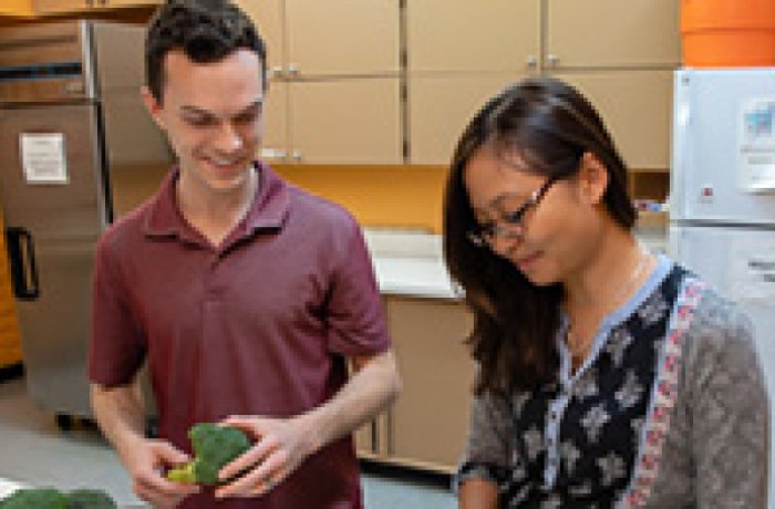 First-Year Medical Students Julie Tran and Tyler Bien