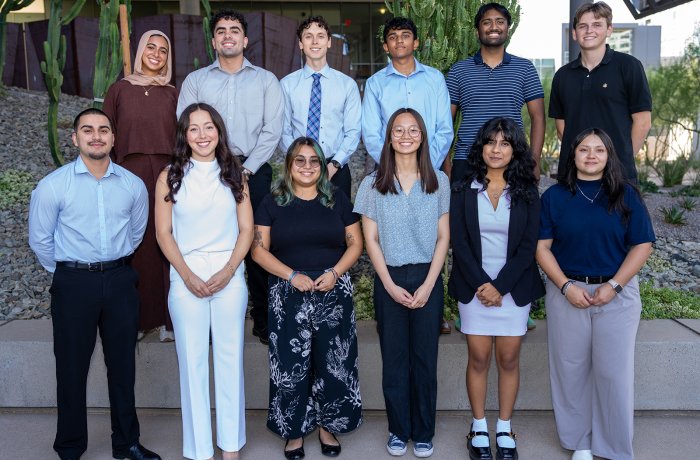 The 2025 Flinn Foundation Summer interns were paired with faculty from various disciplines and spent the summer conducting hypothesis-driven research.