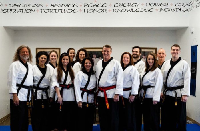 Dr. Michael Foley after Receiving His 8th Degree Grand Master Black Belt