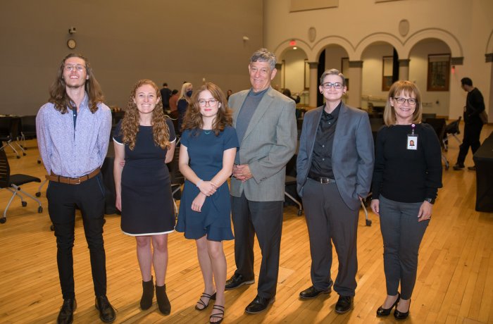 Austin Davis, Caitlin Parke, Catherine Miller, Bob Fauer, MD, medical director of Street Medicine Phoenix, Danielle Millard and Kim Depres