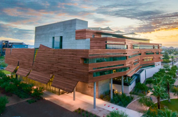 Health Sciences Education Building at Sunrise