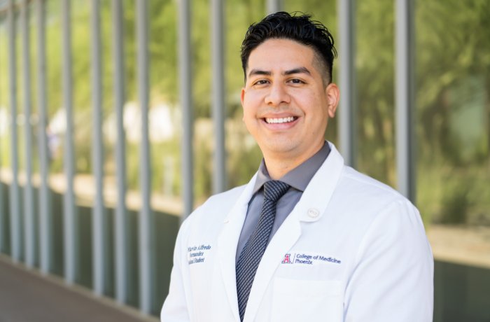 Medical student Marvin Hernandez