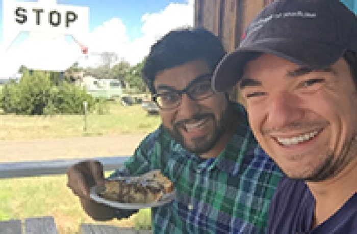 Omar and Michael in Pie Town, NM