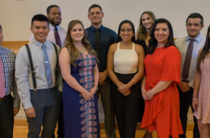 group photo of Pathway Scholar students