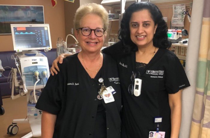 Suma Rao, MD, and a Colleague