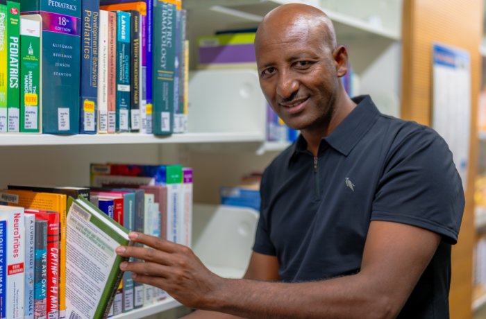 Chalachew Seyoum, PhD, is an assistant professor in the college's Department of Basic Medical Sciences.