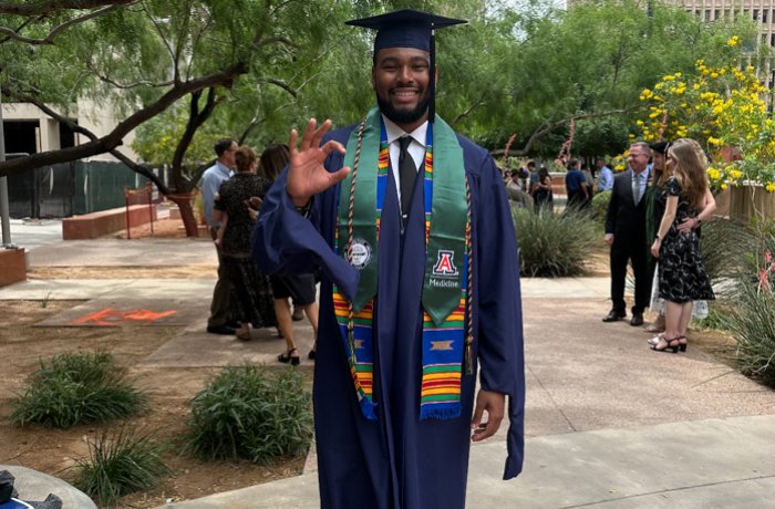 Trevon Brooks attended the University of Arizona and earned his degree majoring in physiology and minoring in biochemistry and business administration