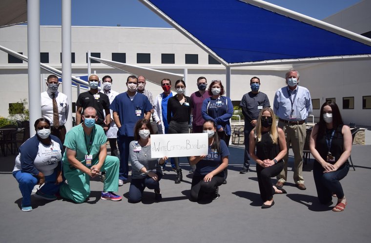 Psychiatry Residency Faculty and Residents Kneel in Support of BLM