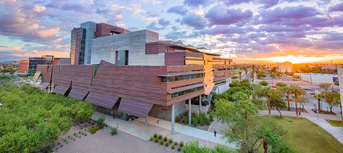 University Of Arizona Campus Sunset