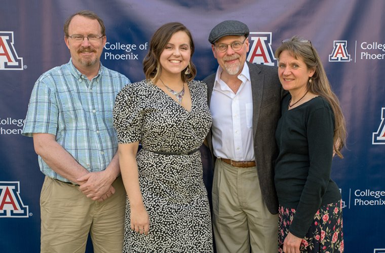 Medical Student Kathryn Blevins with Her Family Kathryn Blevins with Her Family