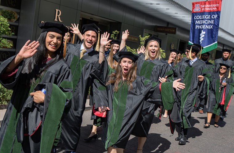 Class of 2019 on Their Procession Walk to Commencement Class of 2019 on Their Procession Walk to Commencement