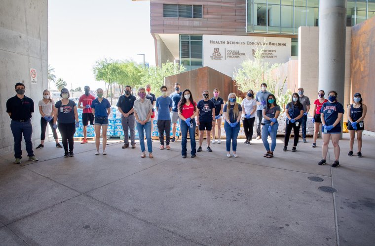 Medical Students and Faculty from the UArizona COVID-19 Student Service Corps Medical Students and Faculty from the UArizona COVID-19 Student Service Corps